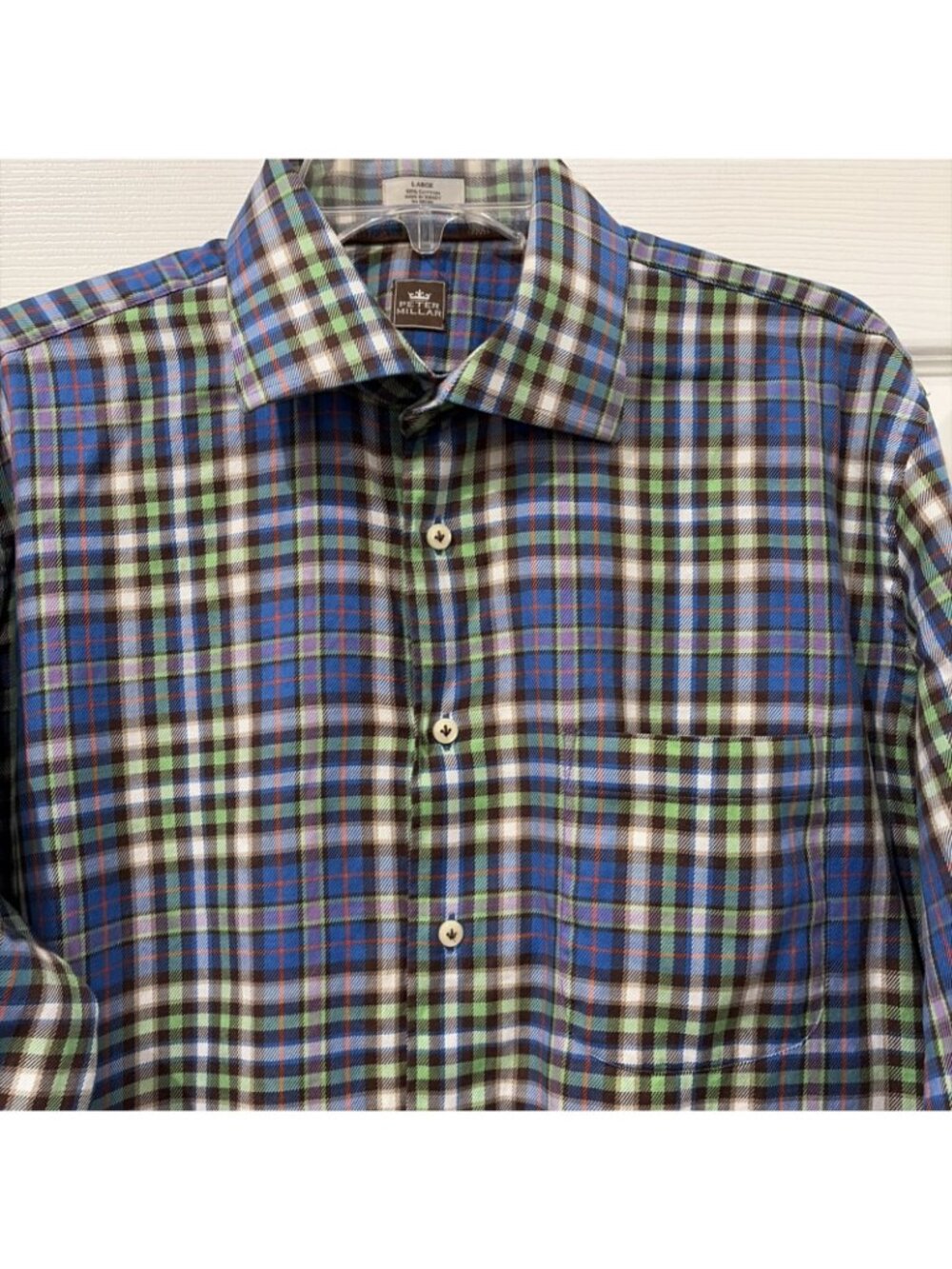 Peter Millar Button Down Shirt Mens Large